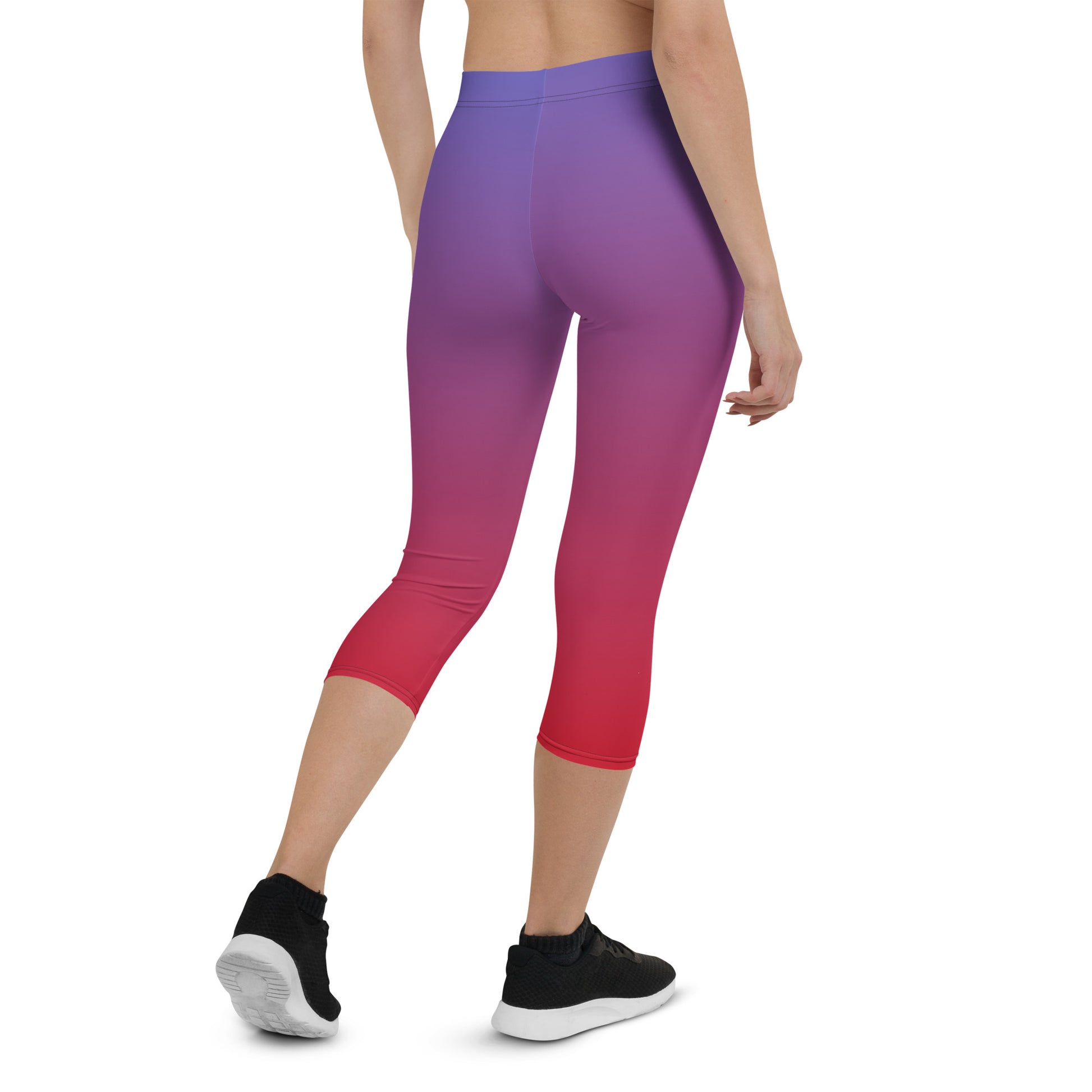 Cobalt Crescendo FLAKOUT Sport Women's Capri Leggings - FLAKOUT