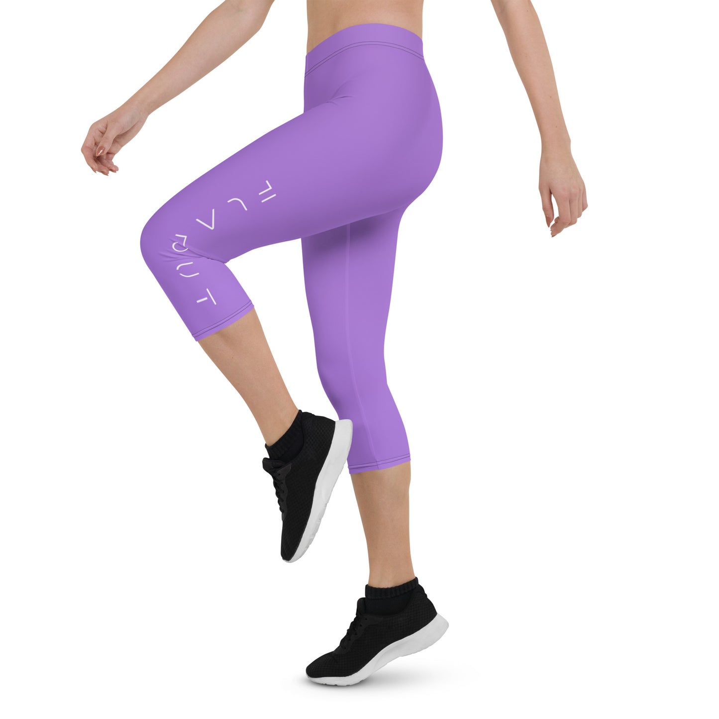 Soothing Lavender Women's Capri Leggings - FLAKOUT