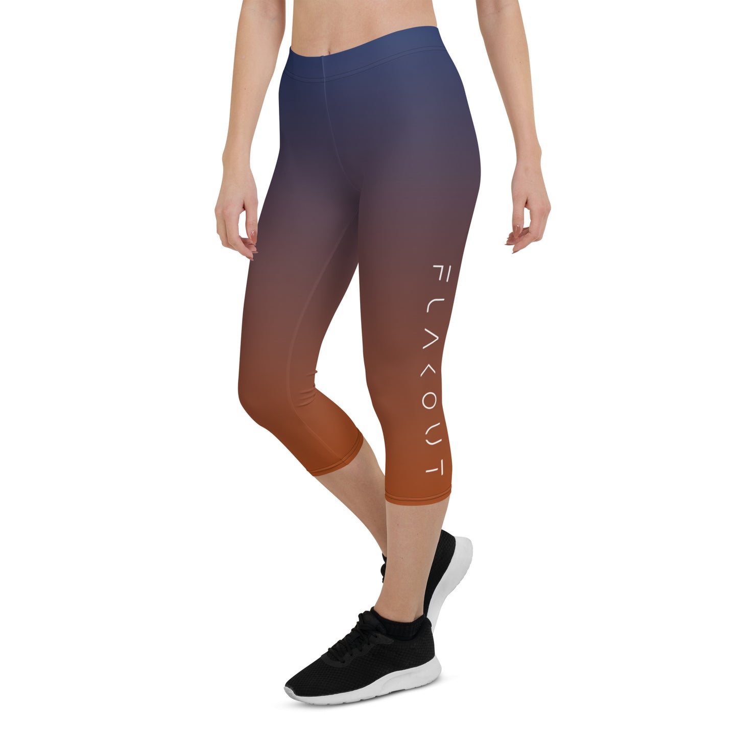 Ocean Bonfire Women's Capri Leggings - FLAKOUT