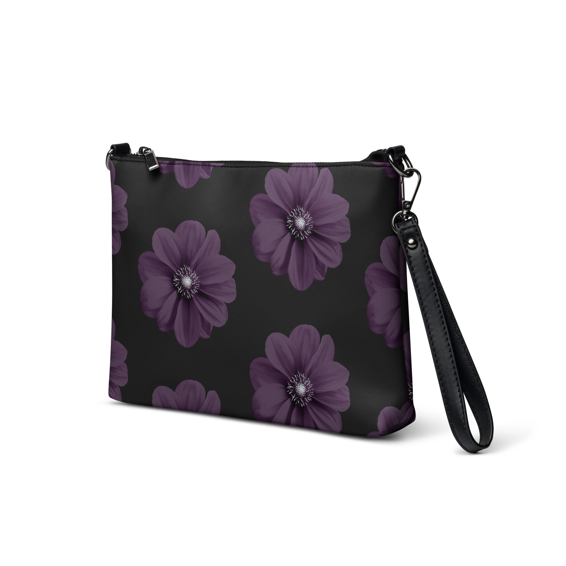 Mystic Petals Leather Crossbody Bag - FLAKOUT