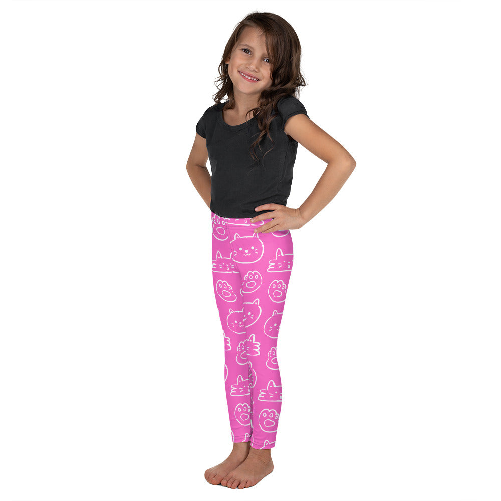 Kitten Ensemble Girl's Leggings - FLAKOUT