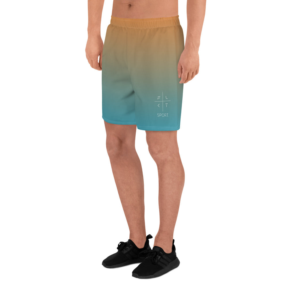 FLAKOUT Sport Peachy Keen Men's Recycled Athletic Shorts - FLAKOUT