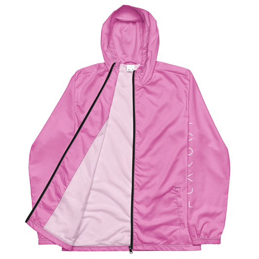 Lavender Rose Waterproof Windbreaker - FLAKOUT