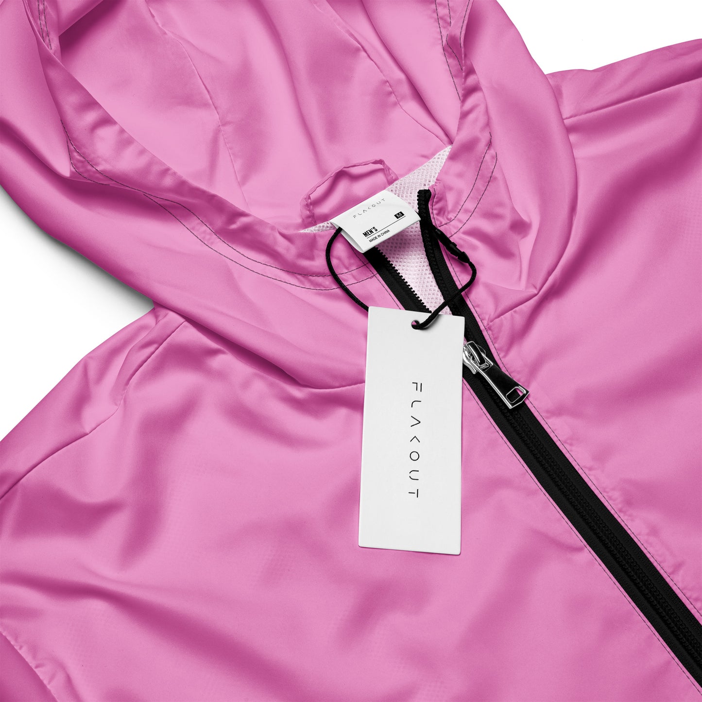 Lavender Rose Waterproof Windbreaker - FLAKOUT