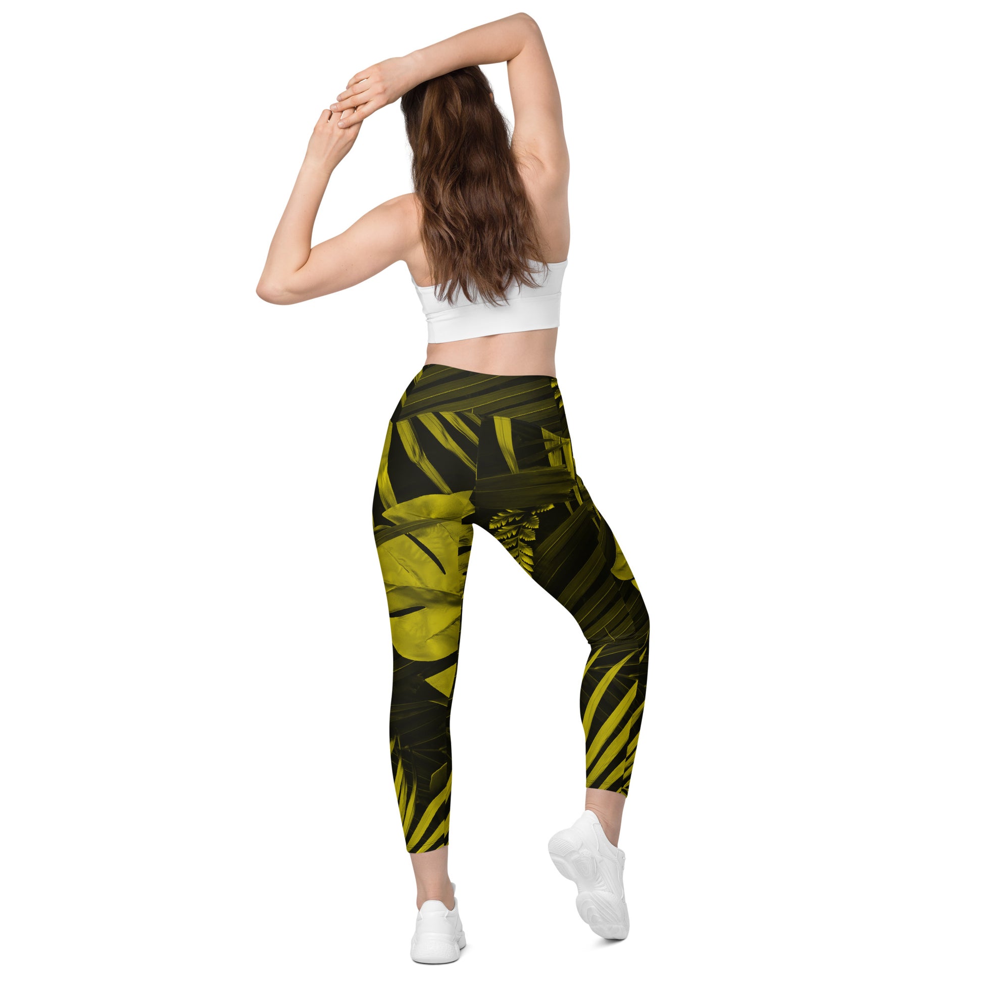 Yellowaze Women's Recycled Crossover Leggings With Pockets - FLAKOUT