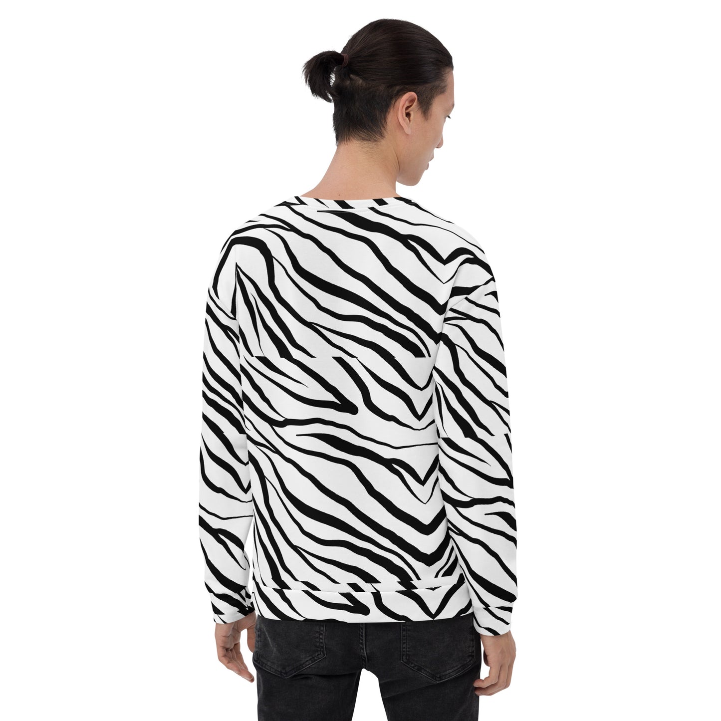 Striped Zebra Vibrance Sweatshirt - FLAKOUT