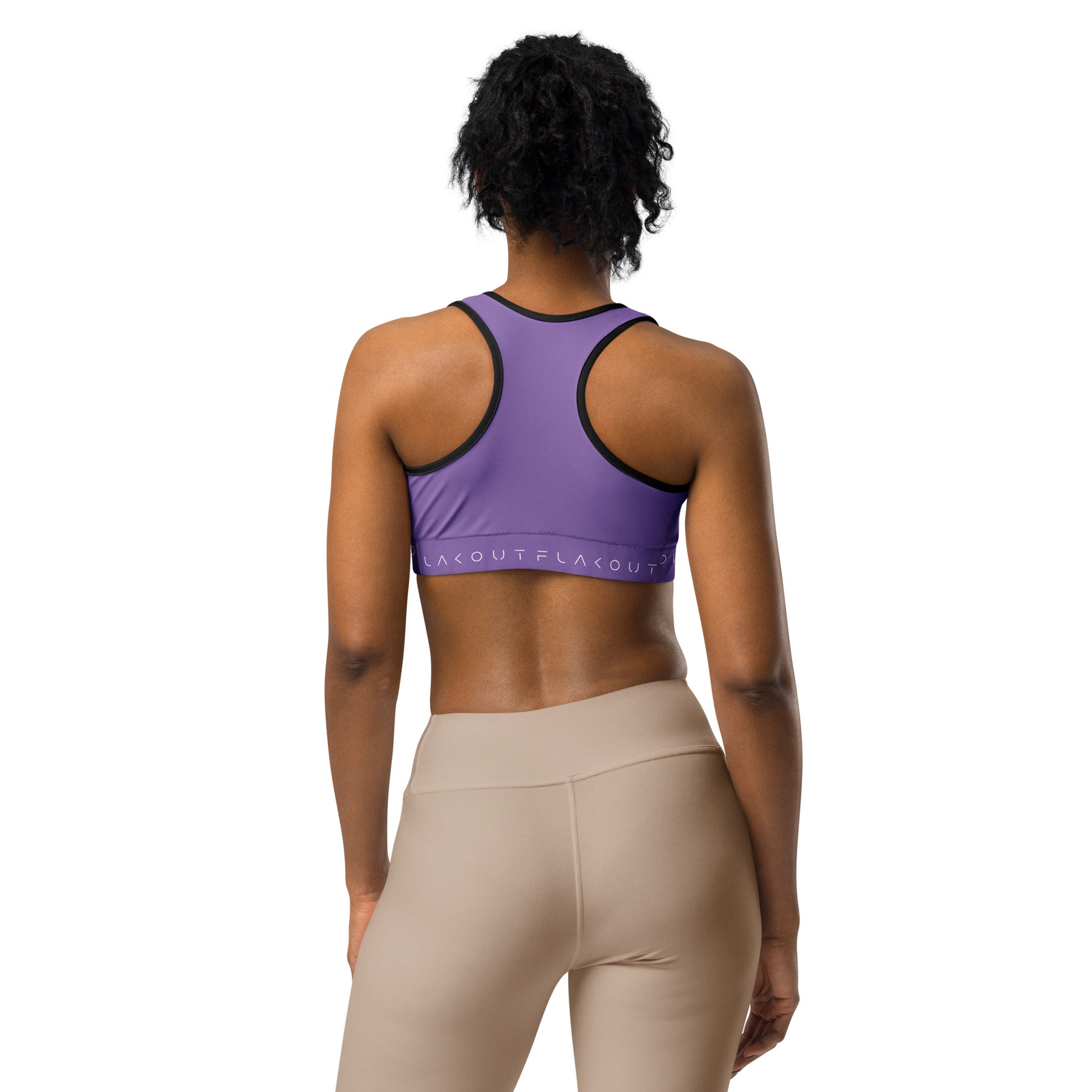 Lavender Ensemble Women's Sports Performance Bra - FLAKOUT