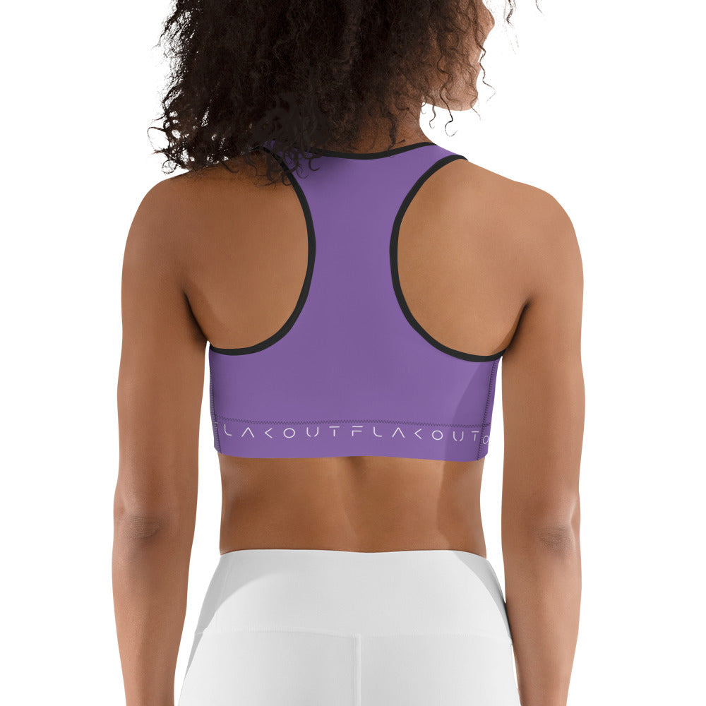 Lavender Ensemble Women's Sports Performance Bra - FLAKOUT