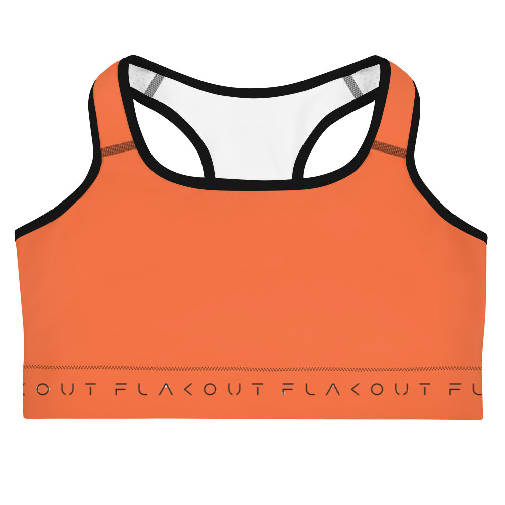 Fiery Burst Women's Sports Performance Bra - FLAKOUT