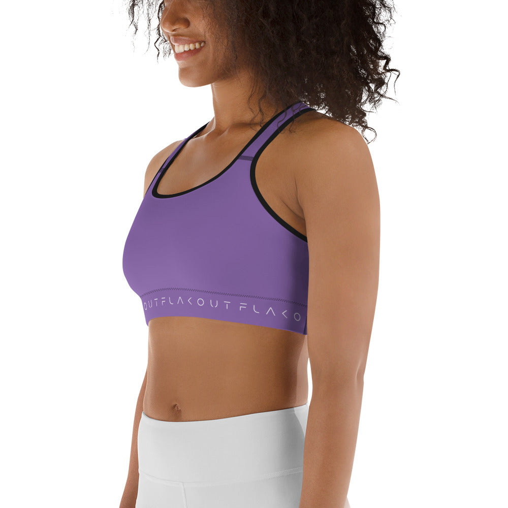 Lavender Ensemble Women's Sports Performance Bra - FLAKOUT