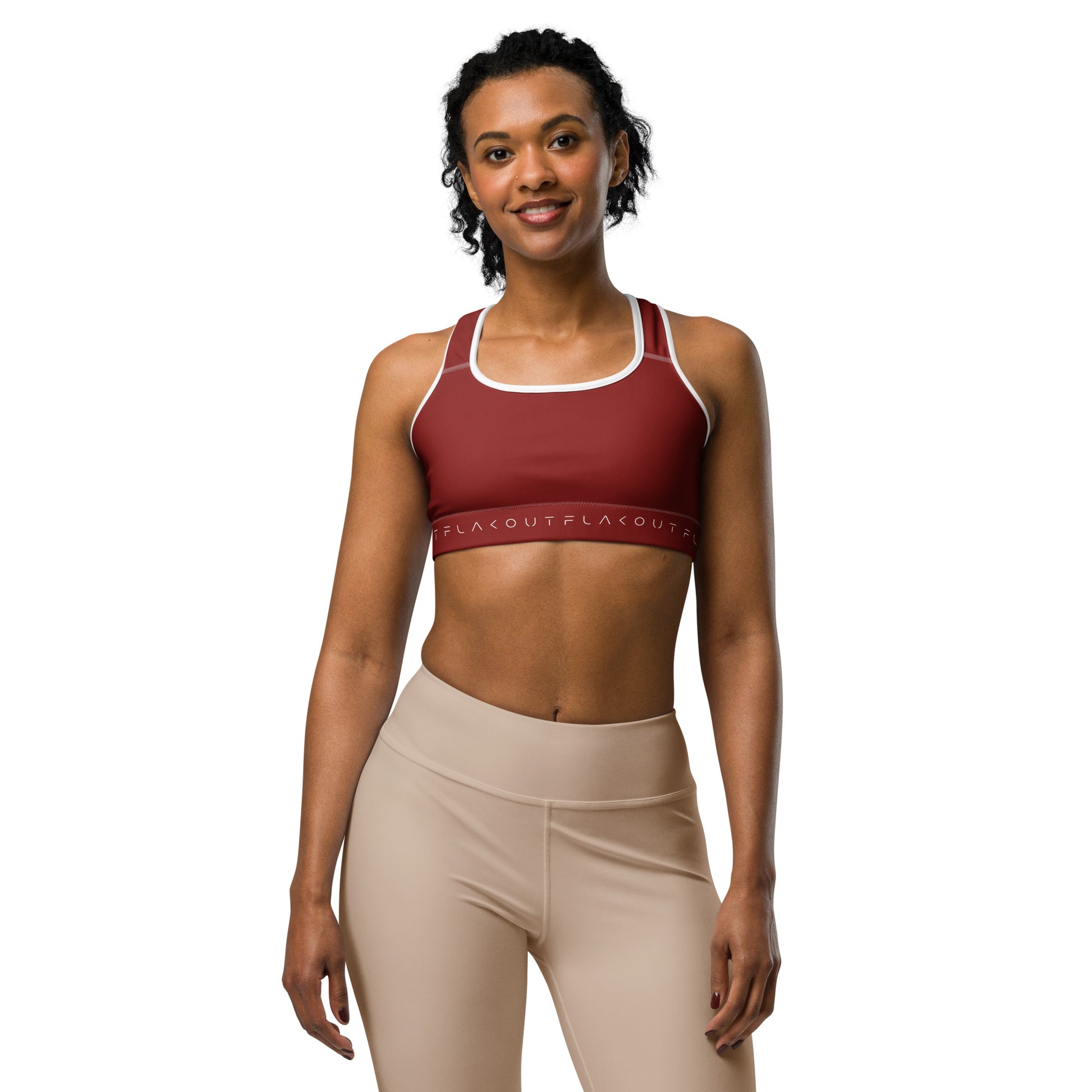 Cherry Inferno Women's Sports Performance Bra - FLAKOUT