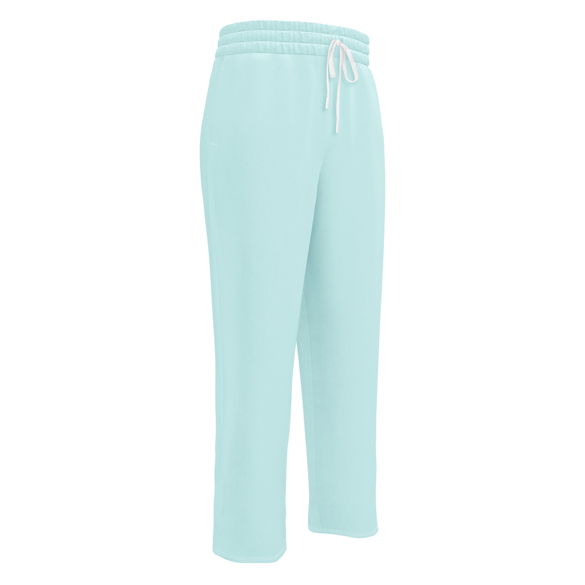 Unisex Wide-leg Recycled Joggers - Light Blue - FLAKOUT