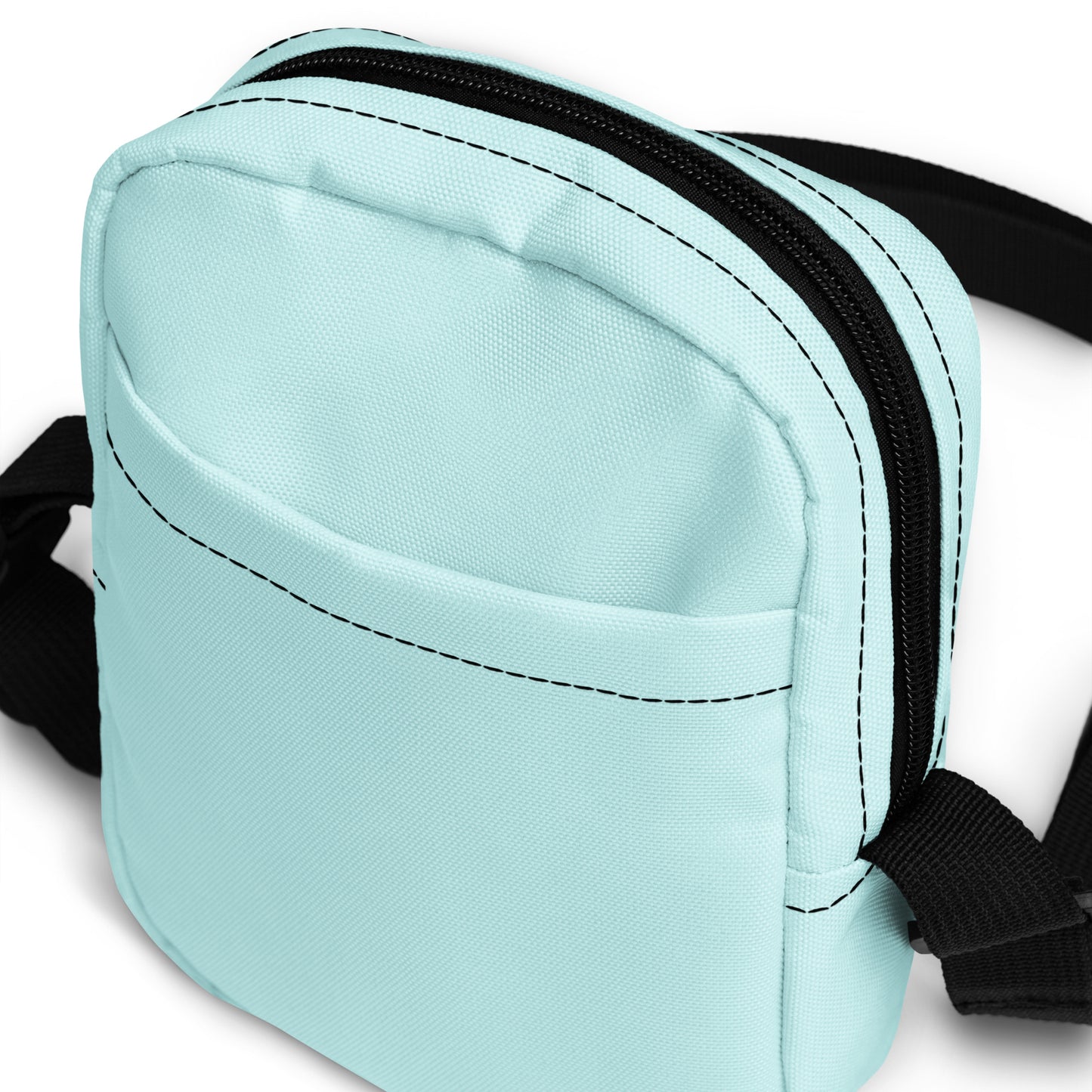 Unisex Water-resistant Crossbody Bag - Light Blue - FLAKOUT