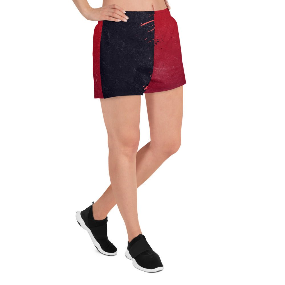 Athletic Shorts Red Black Crush - FLAKOUT