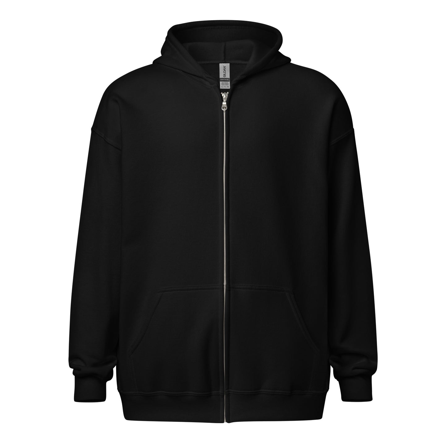 Vivid Existence Live Your Life Heavy Harmony Fusion Zip Hoodie - Black - FLAKOUT