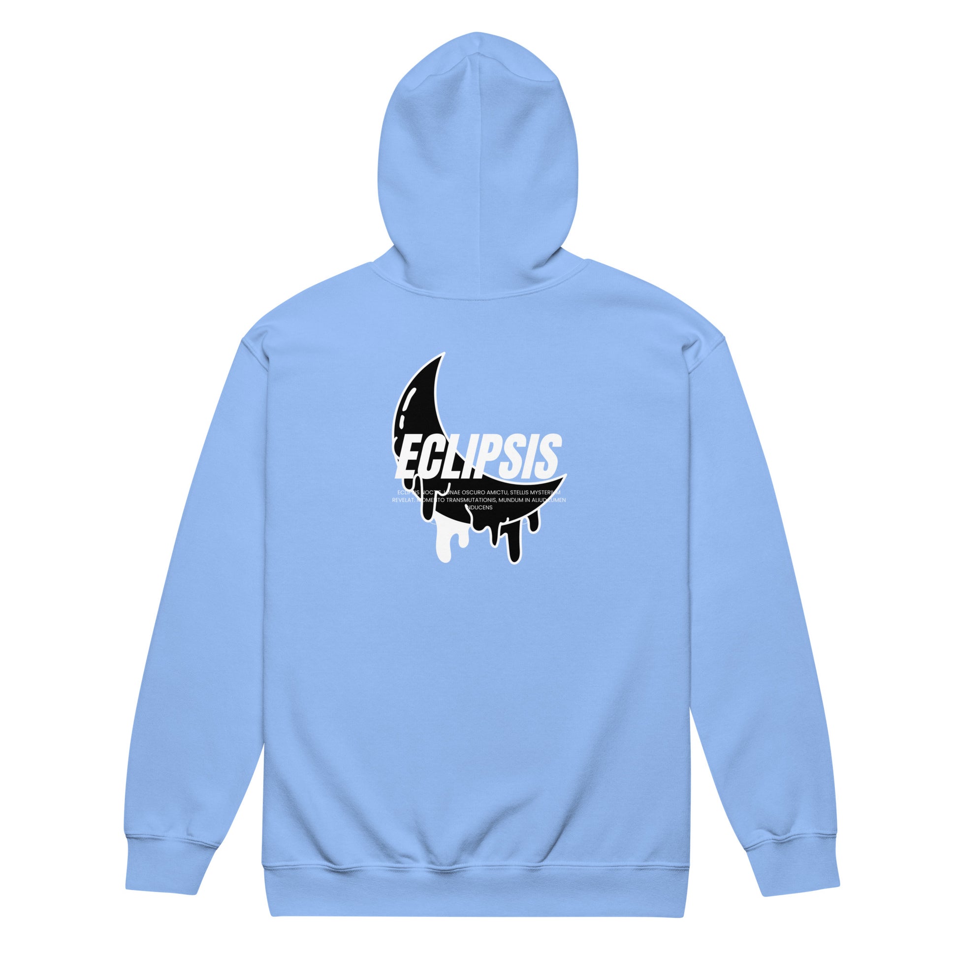 Lunar Eclipsis Heavy Harmony Fusion Zip Hoodie - Carolina Blue - FLAKOUT