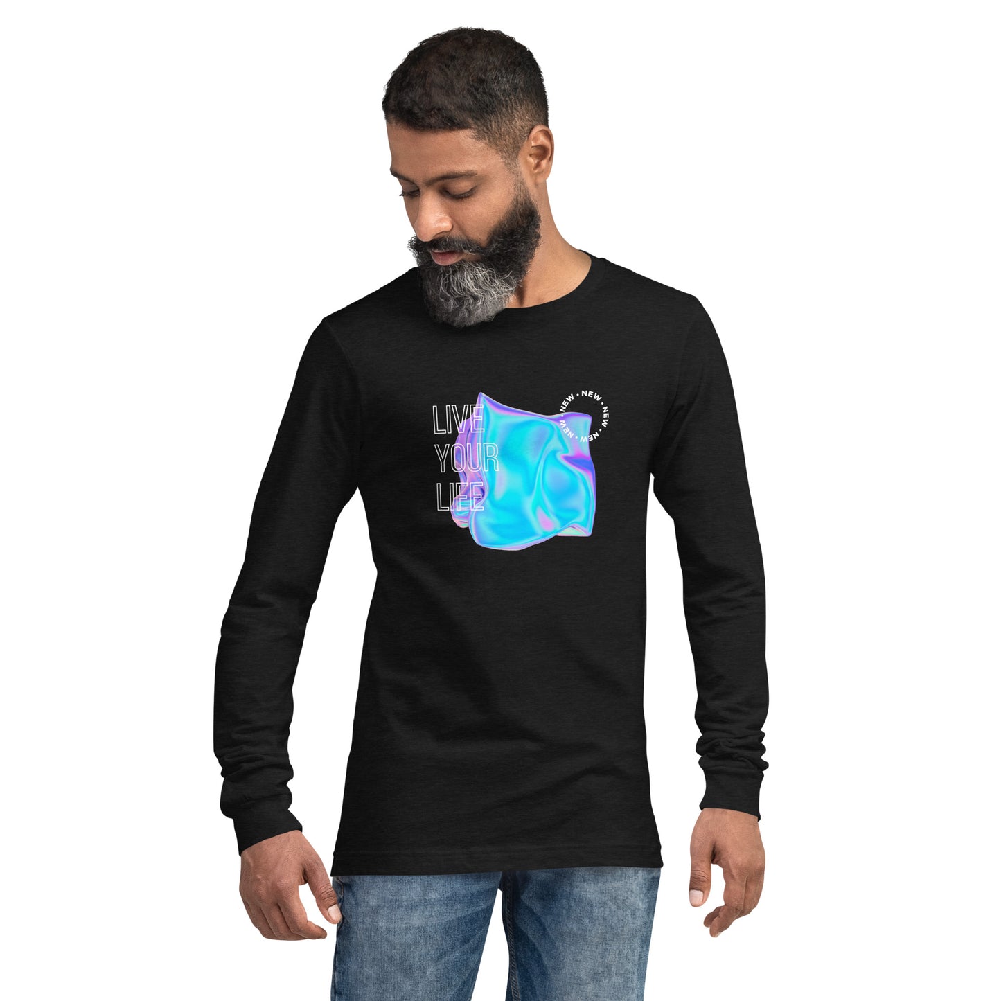 Vivid Existence Live Your Life Long Sleeve Tee - FLAKOUT