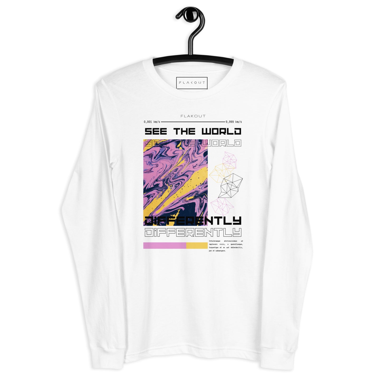 Divergent Horizon See The World Differently Long Sleeve Tee - FLAKOUT