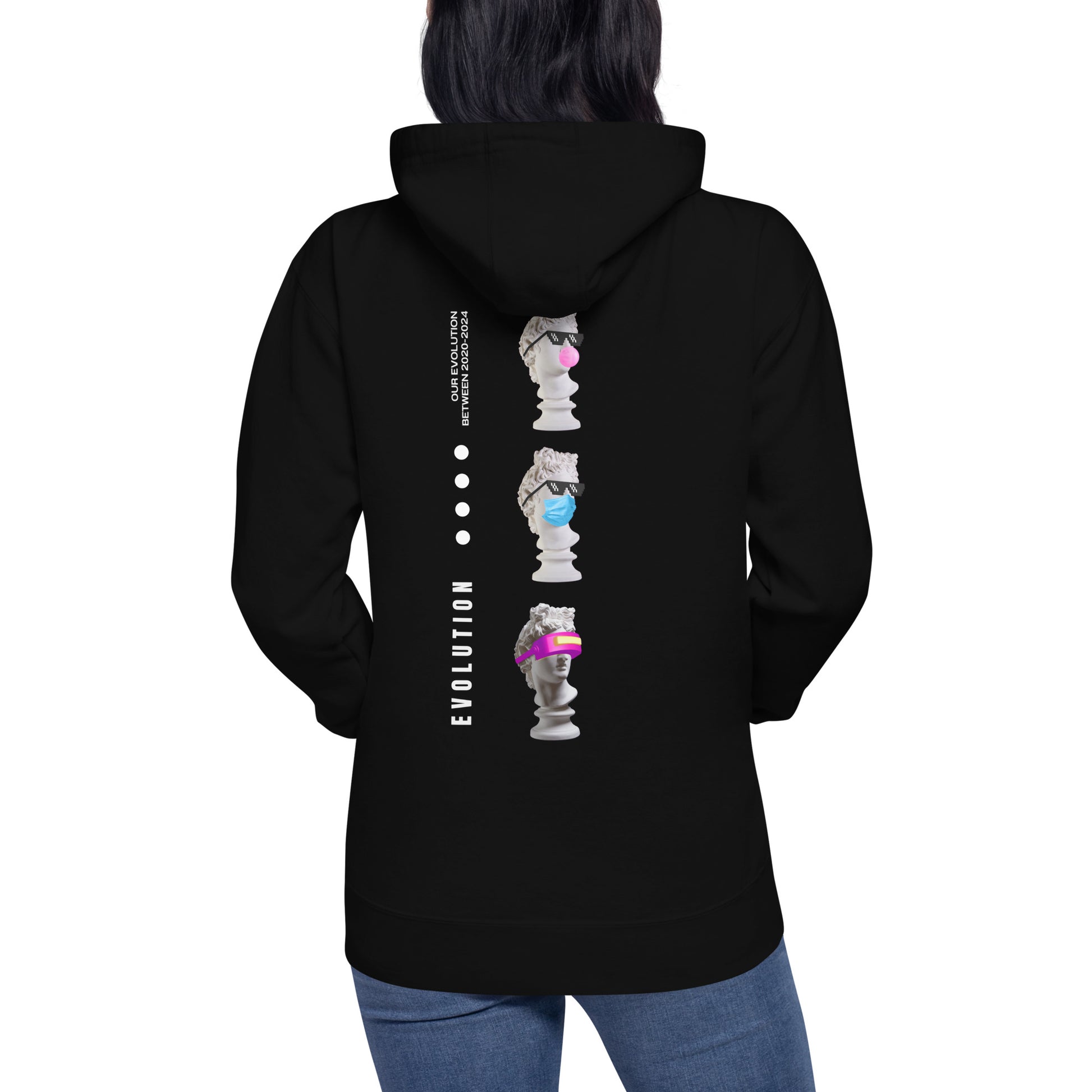 Human Evolution Unisex Hoodie - FLAKOUT