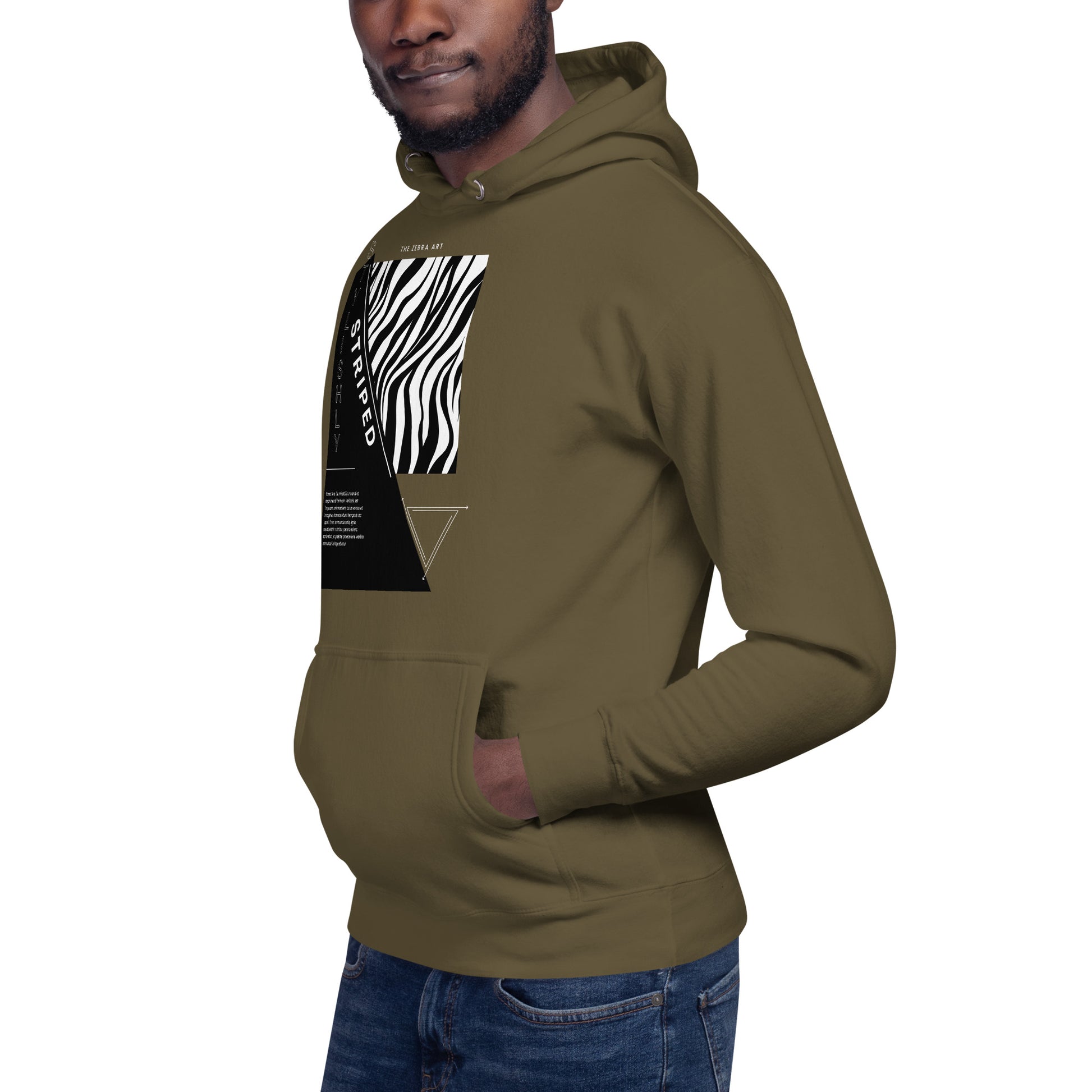 The Zebra Art Unisex Hoodie - FLAKOUT