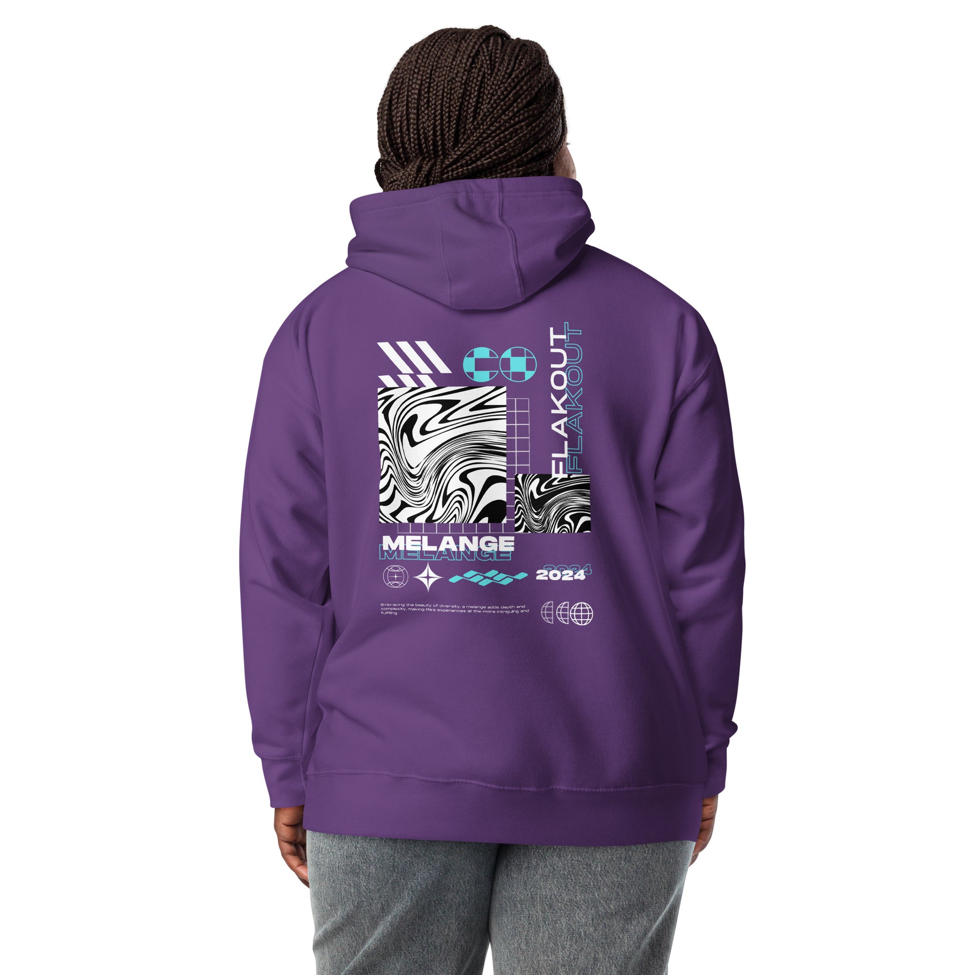 Melange Unisex Hoodie - FLAKOUT