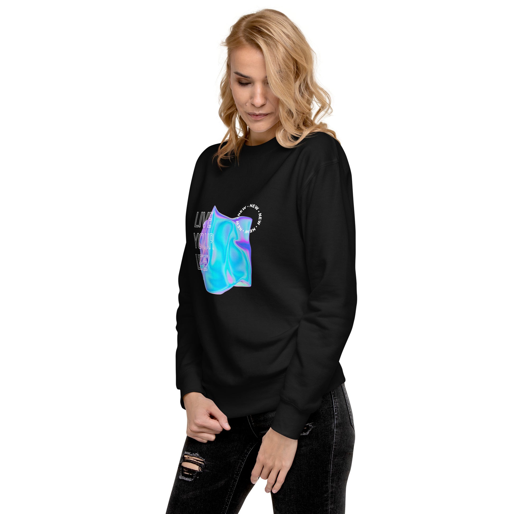 Vivid Existence Live Your Life Sweatshirt - FLAKOUT