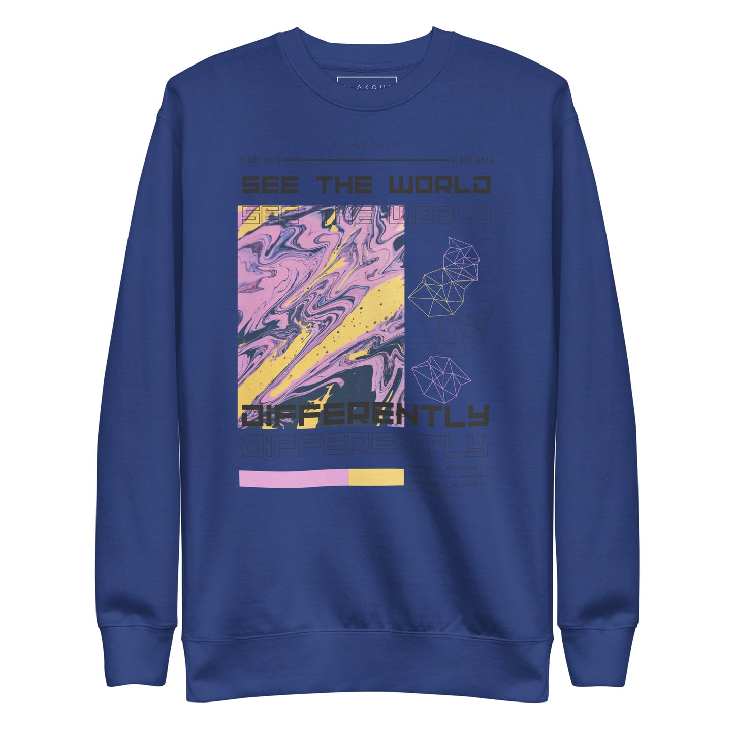 Divergent Horizon See The World Differently Sweatshirt - FLAKOUT