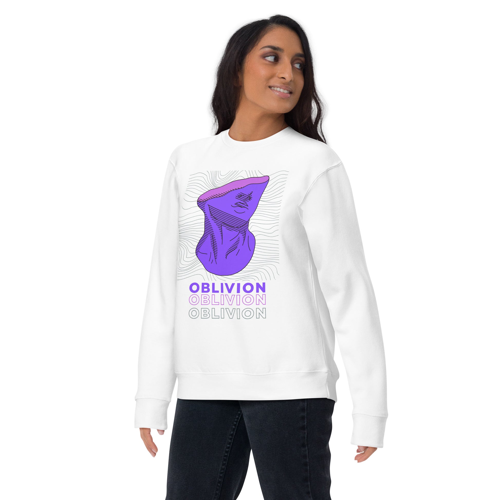 Violet Veil Of Oblivion Sweatshirt - FLAKOUT