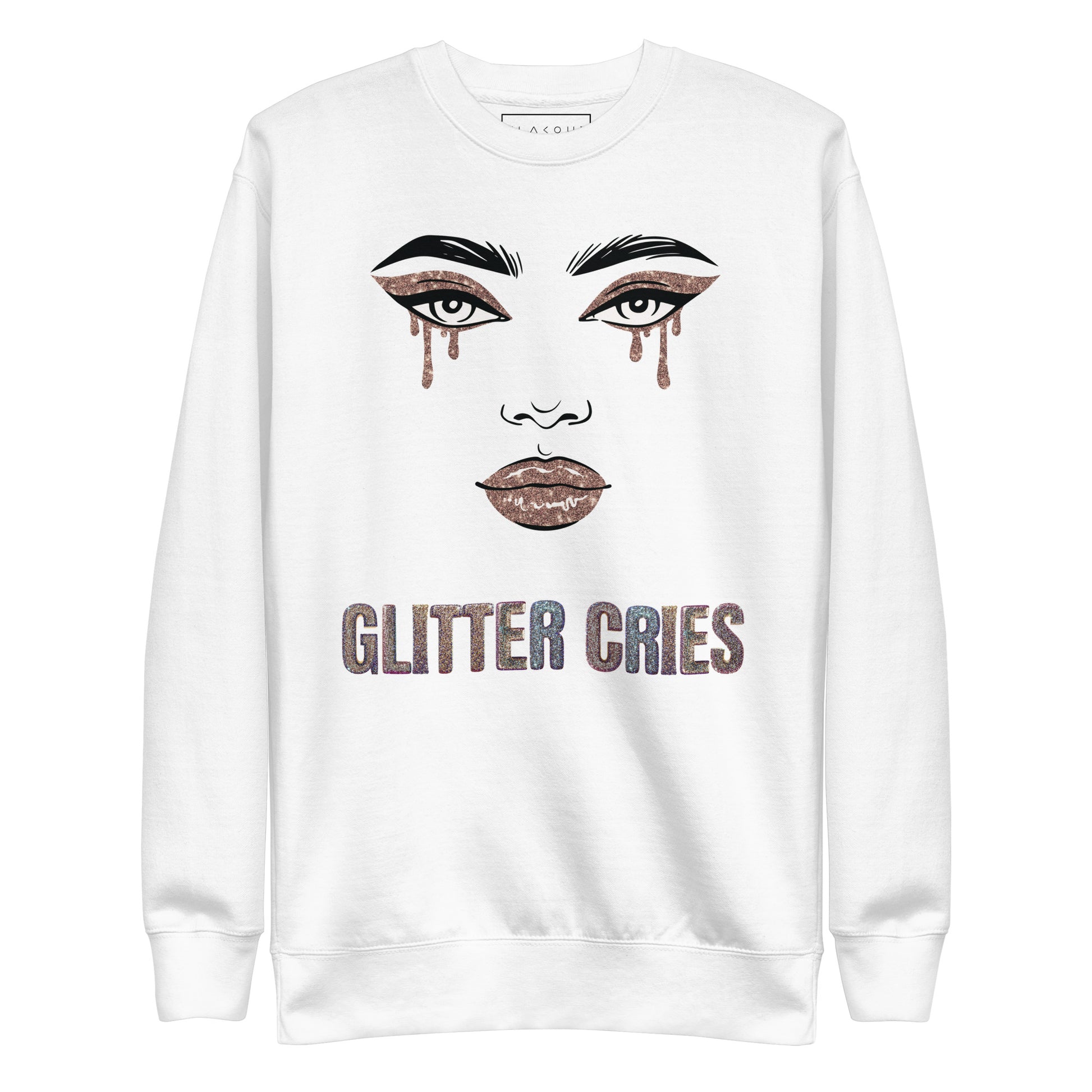 Glitter Cries Women's Fleece Sweatshirt - FLAKOUT