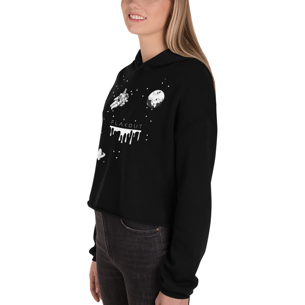 Women's Crop Hoodie Astronaut - FLAKOUT