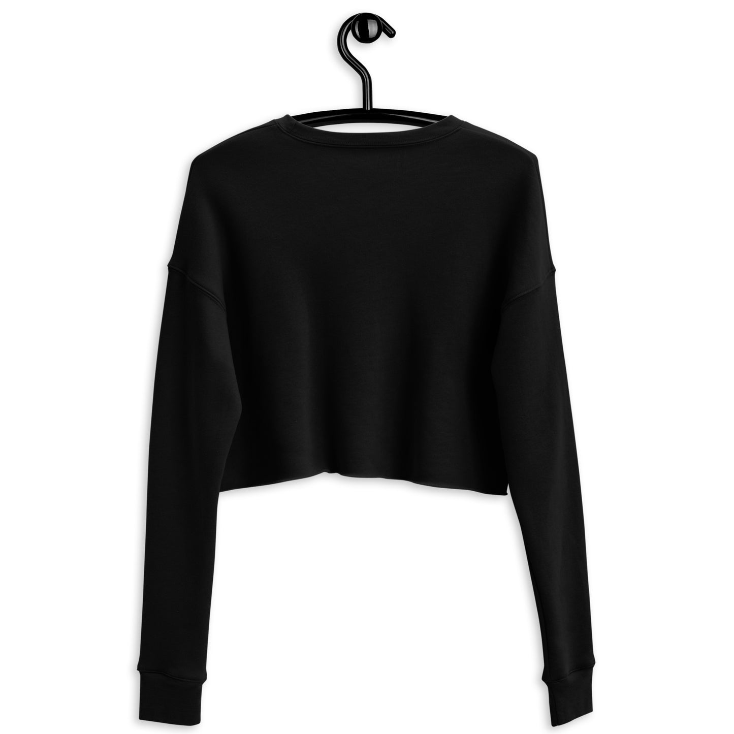 Divine Grace Blessed Women's Crop Sweatshirt - Black - FLAKOUT