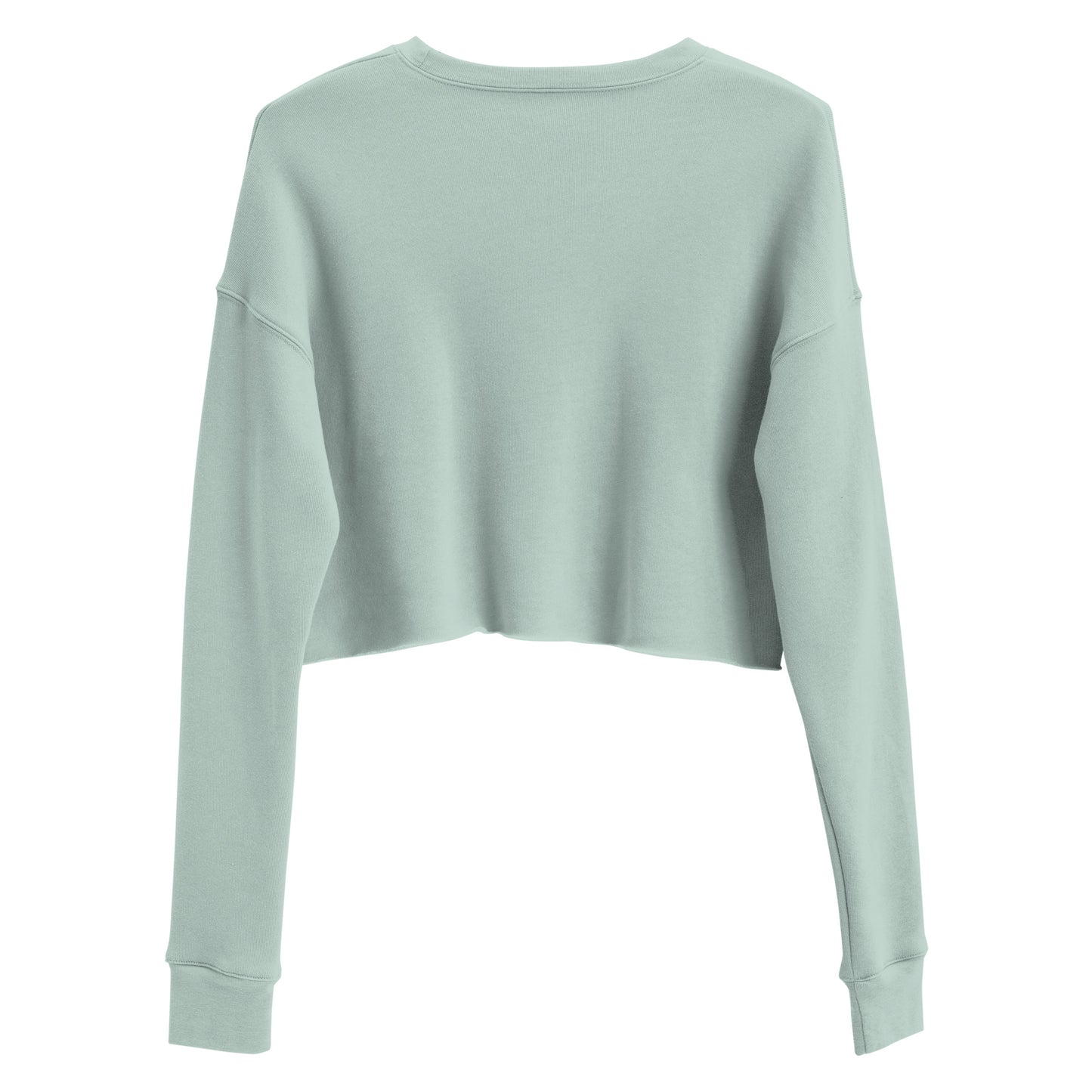 Nebuluxe Brilliance Women's Crop Sweatshirt - Dusty Blue - FLAKOUT