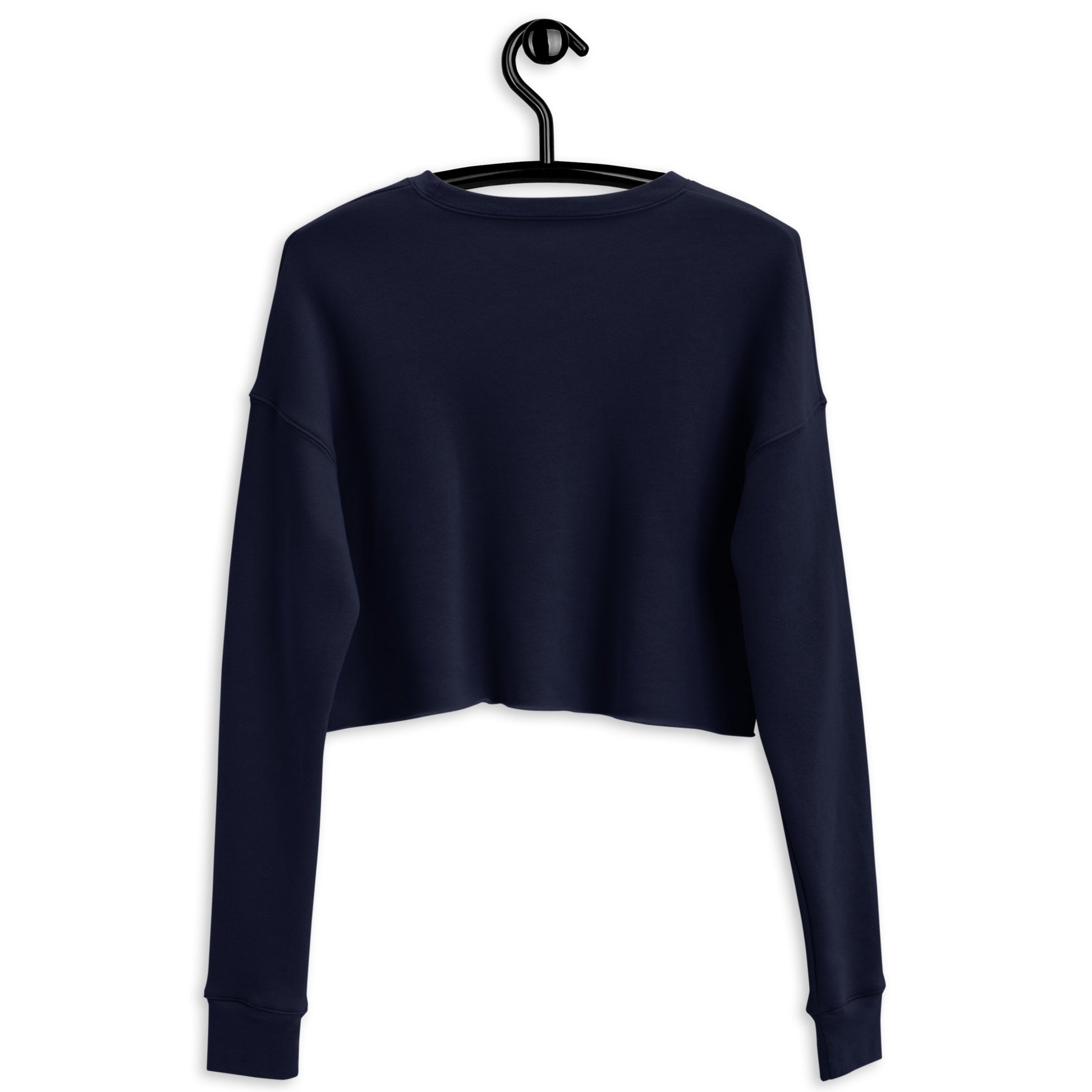 Nebuluxe Brilliance Women's Crop Sweatshirt - Navy - FLAKOUT