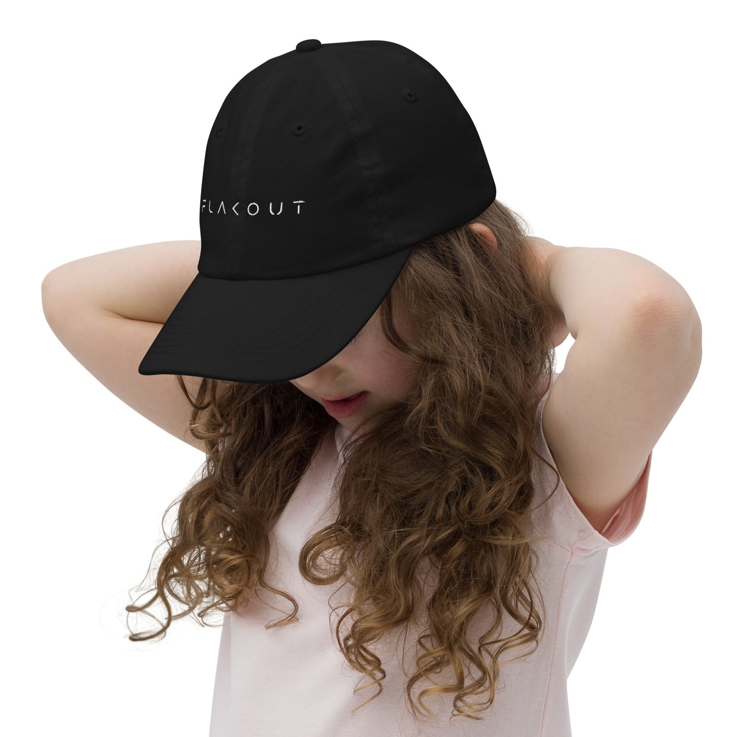 FLAKOUT Logo Embroidered Kid's Baseball Cap