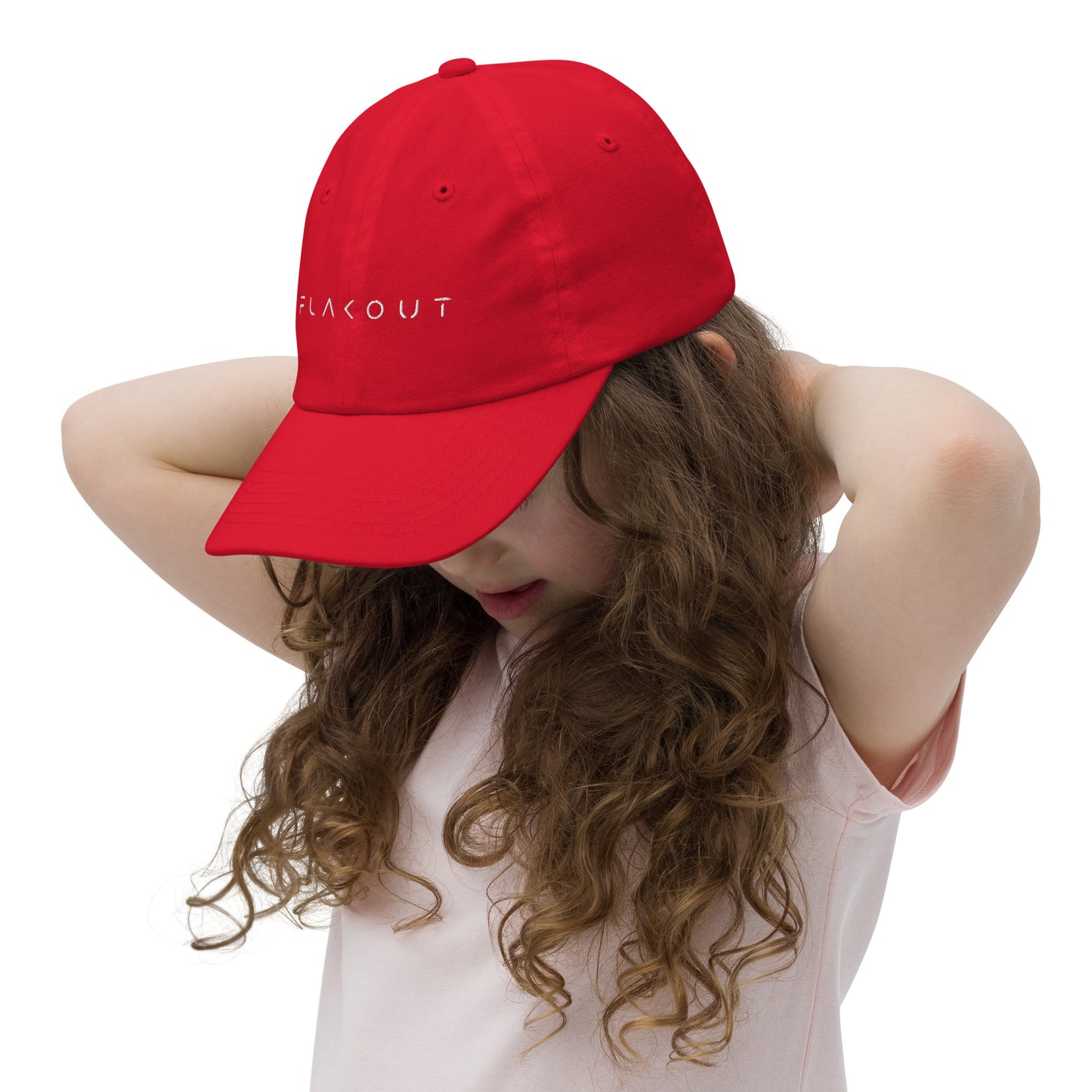 FLAKOUT Logo Embroidered Kid's Baseball Cap