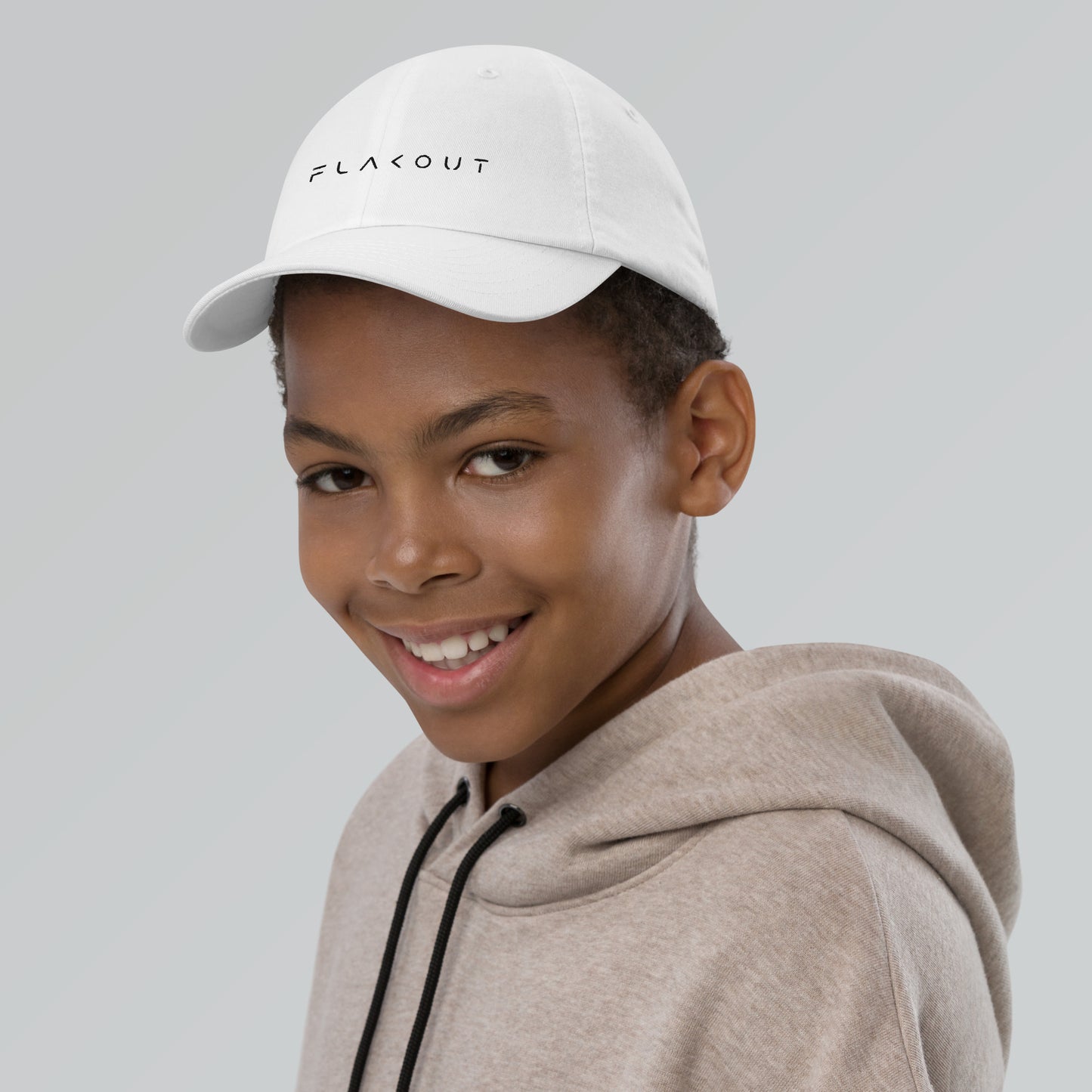 FLAKOUT Logo Embroidered Kid's Baseball Cap