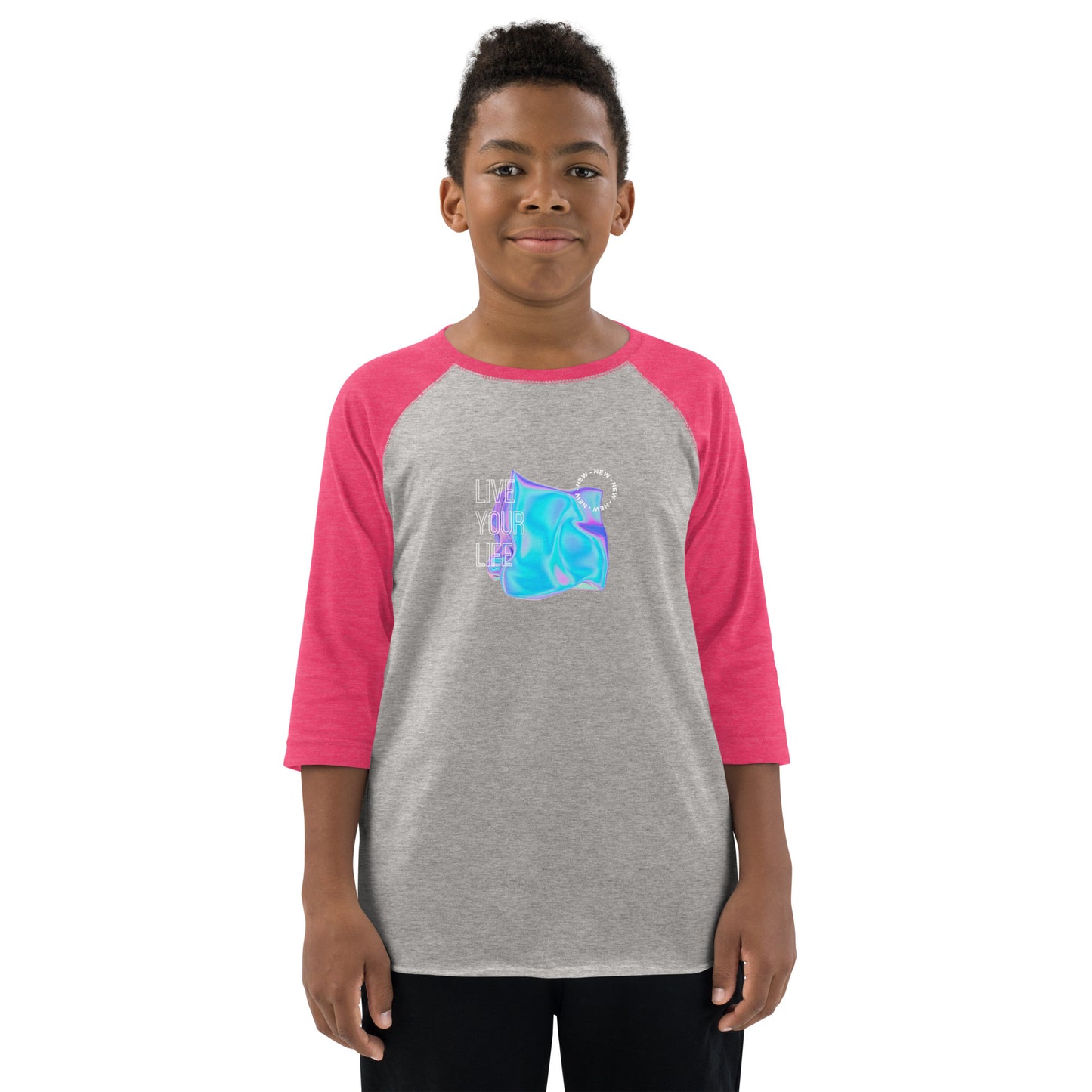 Vivid Existence Live Your Life Kid's Long Sleeve Shirt - FLAKOUT