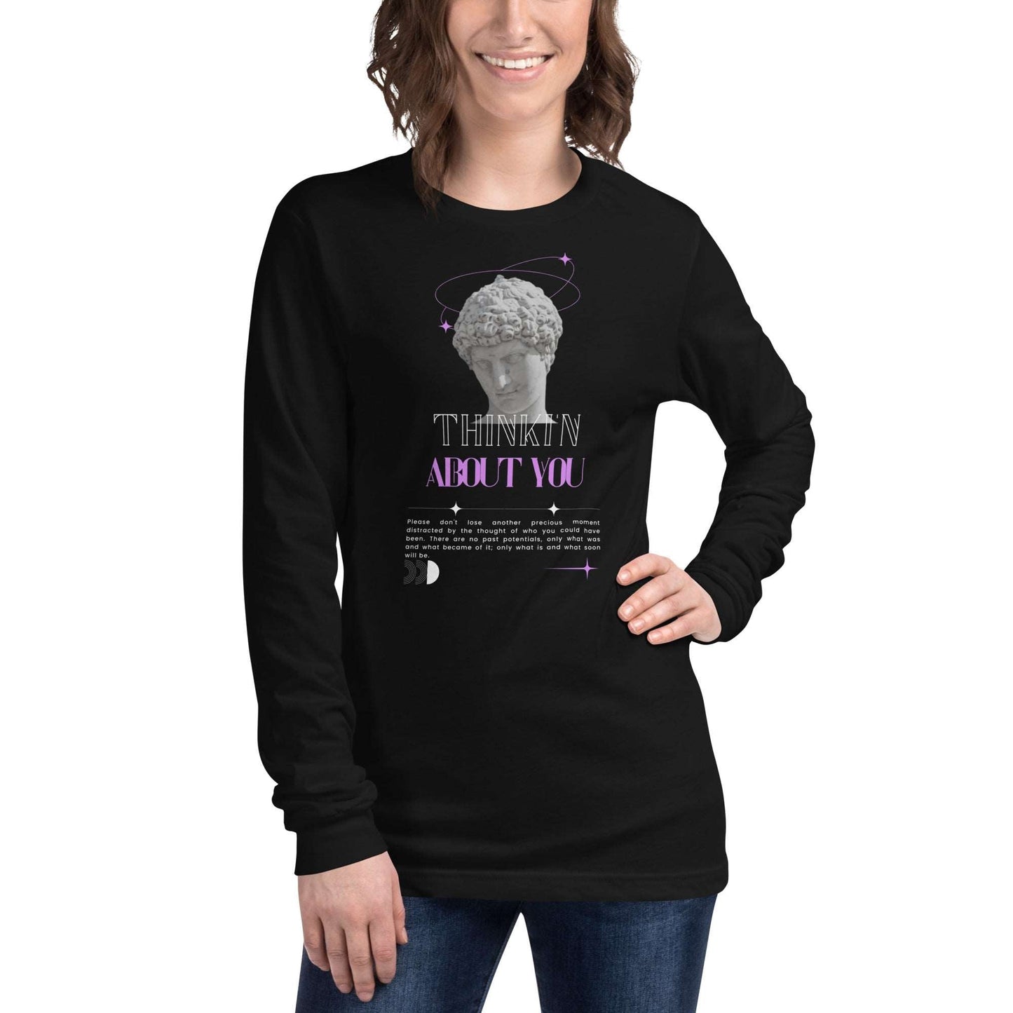 Mindfully Thinki'n About You Long Sleeve Tee - FLAKOUT