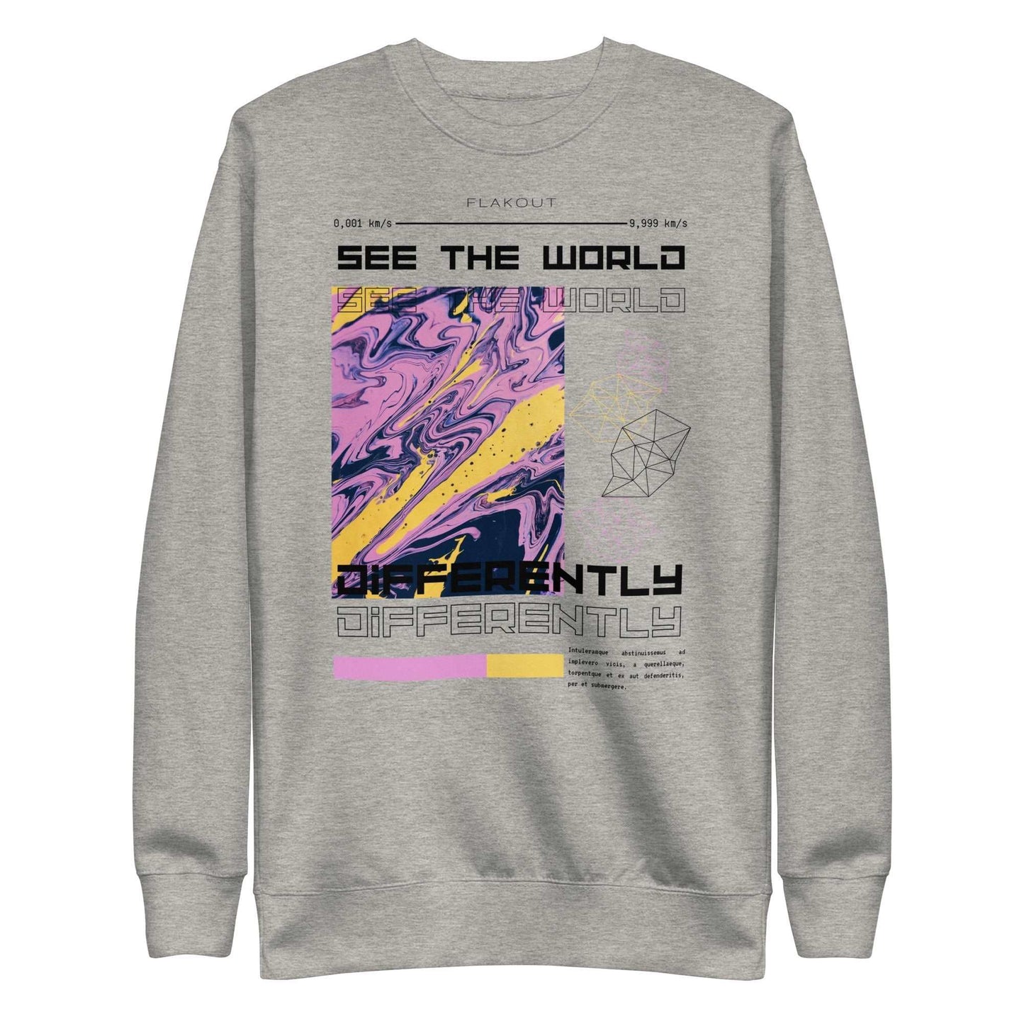 Divergent Horizon See The World Differently Sweatshirt - FLAKOUT