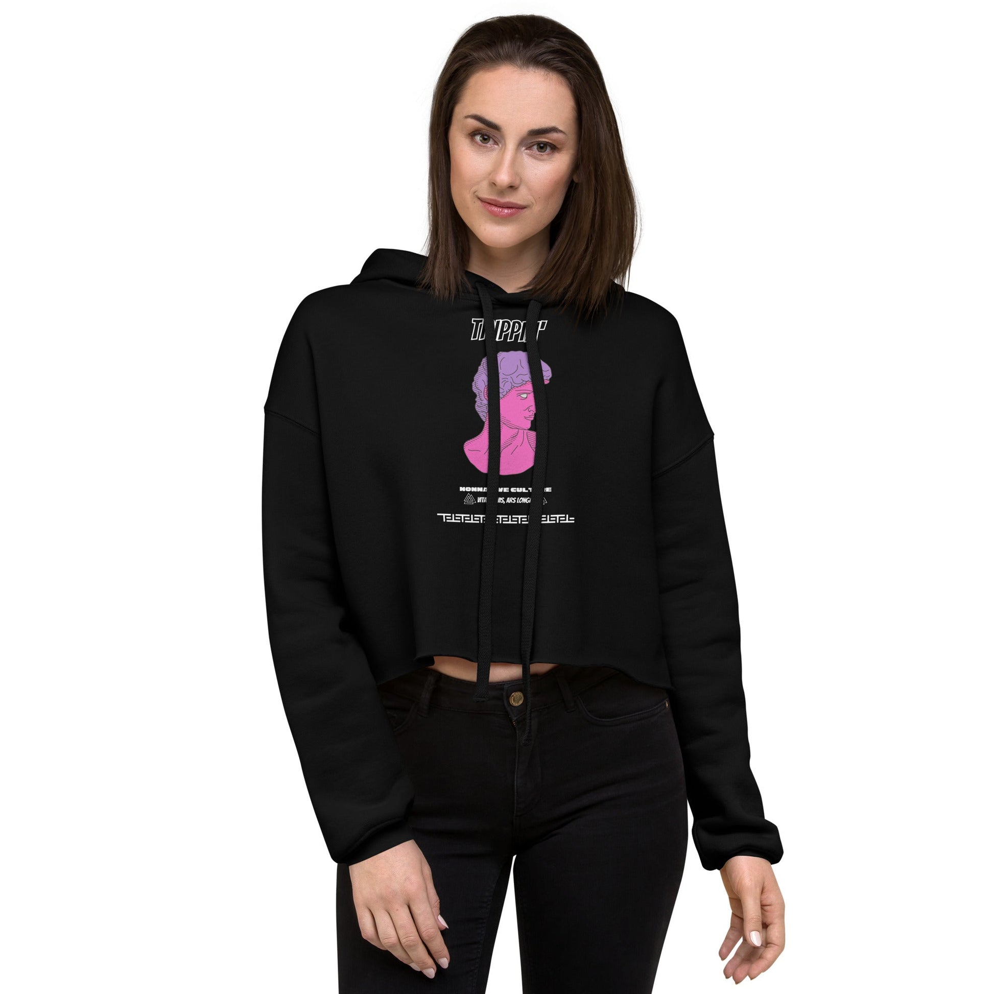 Nonnotine Dreamscape Trippin Women's Crop Hoodie - FLAKOUT