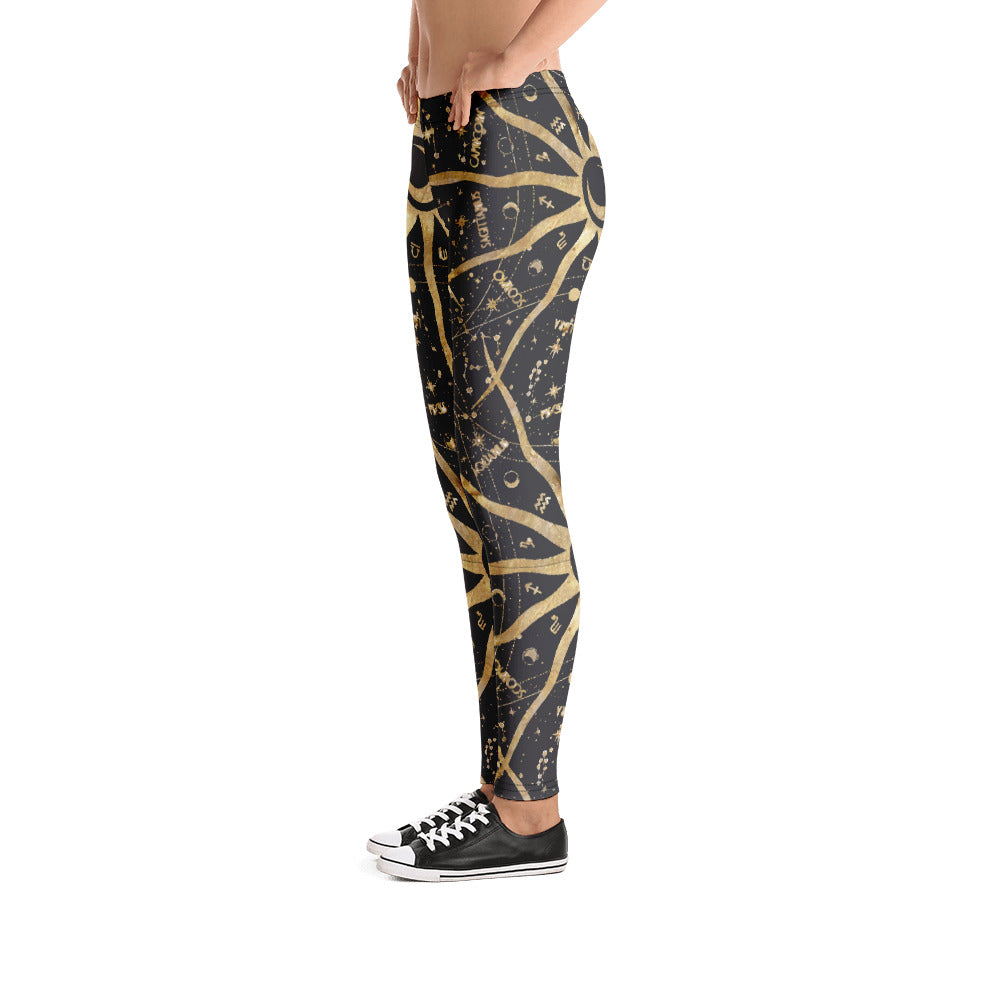 Women's Leggings Ancient Sun - FLAKOUT