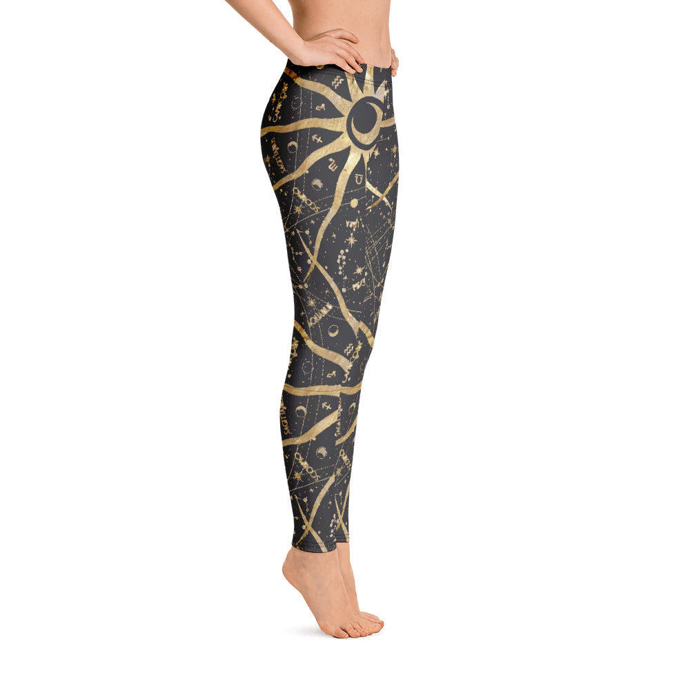 Women's Leggings Ancient Sun - FLAKOUT