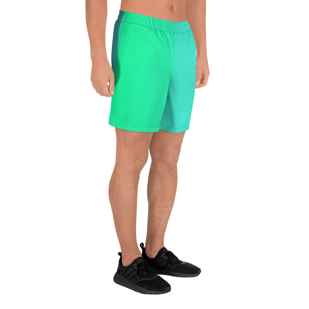 Breath Of Blue Men's Athletic Shorts - FLAKOUT